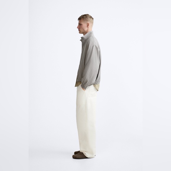 NWT Zara modal blend jacket men's, Size S-M - Picture 7 of 8